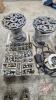Hydraulic hose crimper, 4 full sets of dies, 2 rolls of new hose, misc ends