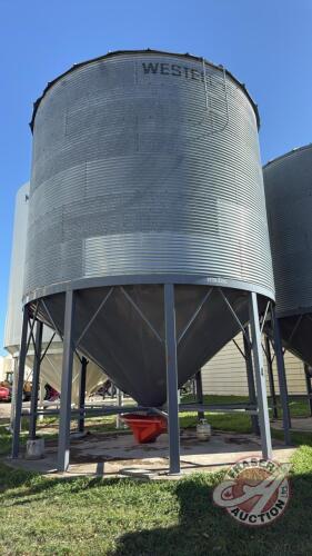 Bin #4 Westeel Rosco Corrugated Bin on Stor-King Hopper Cone