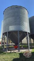Bin #4 Westeel Rosco Corrugated Bin on Stor-King Hopper Cone