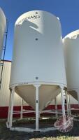 Bin 8 4000 bu Meridian grain max hopper bottom bin, s/n 6257942 (Damaged, see pictures)