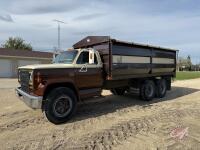 1979 Chevy C70 tag axel grain truck, 137,489 kms showing, VIN# C17DB8V101119, OWNER: ANTHONY J DYCK, SELLER: FRASER AUCTION ____________________________*TOD*