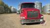 2001 International 9200 tandem axle grain truck, 924,150 kms showing, **SAFETIED**VIN#2HSCEAHR71C018956, OWNER: Allan J Meadows & Garth D Meadows, SELLER: FRASER AUCTION LTD___________________________________________*TOD* - 8