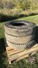 10.00-20 truck tires (1) New and (2) used - 3
