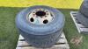 11R22.5 tire on rim (A) - 2