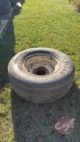 Used Titan 11L-15SL tire on 6-bolt rim