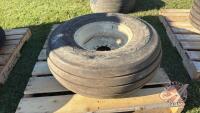 New GoodYear 12.5L-15F1 tire on new 6-bolt rim