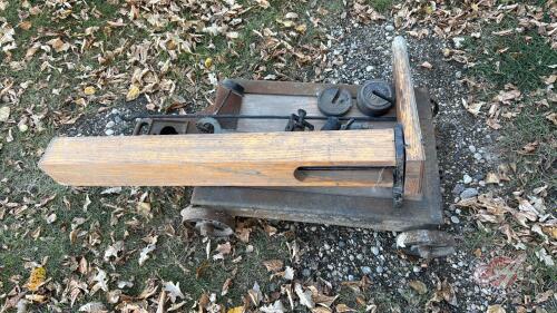 Gurneys & Ware Antique Platform/beam scale