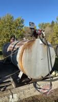 1000gal fuel tank with Fill-Rite FR700V 115v 20GPM pump