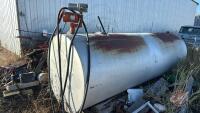 1000gal Westeel fuel tank w/ pump, meter,hose, nozzle