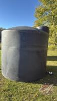 1750gal poly tank (black) Tank A