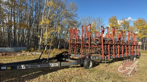 50&rsquo; Flexi-Coil System 95 harrow packer bar s/n- G014585
