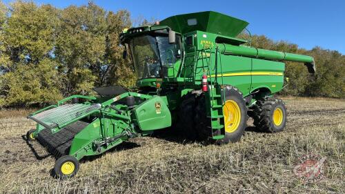 John Deere S790 4WD Combine, s/n- 805124