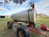 1000gal Huge L steel fuel tank on 4 wheel wagon s/n- 2352 - 3