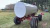 1000gal Huge L steel fuel tank on 4 wheel wagon s/n- 2352 - 5