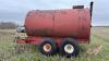 3100 US gal tandem axle slurry tank s/n 306 - 10