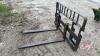 48&rdquo; pallet forks with John Deere mounts