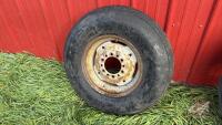Used 7.60-15SL imp tire on rim