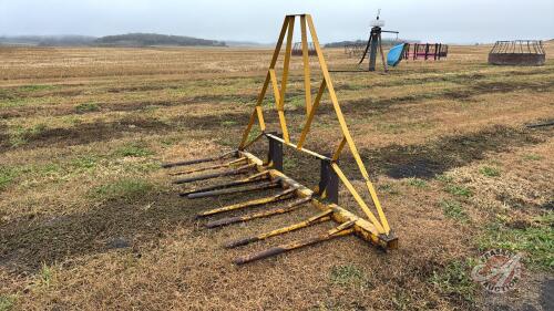 Loader mount stook fork