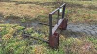 2 prong bale fork loader mount ( A)