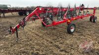 14-wheel MF 3986 hydraulic V rake s/n AGCM39860G2216005