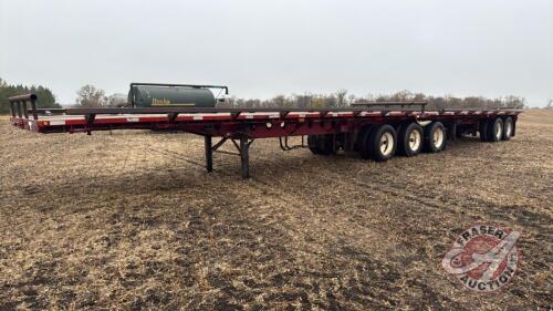 1996 Doepker highboy flat deck super-B trailers, VIN# 2DEHBFZ33T1010087 (Lead), VIN# 2DEHBFA21T1010088 (Pup) **SAFTIED**, OWNER: GEORGE ROELS FARMS LTD, SELLER: FRASER AUCTION _________________________________________*TOD* *SAFTIED*