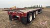 1996 Doepker highboy flat deck super-B trailers, VIN# 2DEHBFZ33T1010087 (Lead), VIN# 2DEHBFA21T1010088 (Pup) **SAFTIED**, OWNER: GEORGE ROELS FARMS LTD, SELLER: FRASER AUCTION _________________________________________*TOD* *SAFTIED* - 14