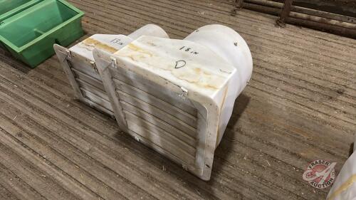 18&rdquo;+13&rdquo; barn exhaust fans (D)