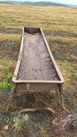 10&rsquo; metal feed trough (unit F)