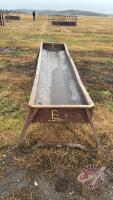 10&rsquo; metal feed trough (unit E)