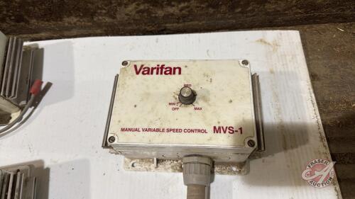 Varifan MVS-1 Manual Variable speed control