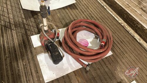 Electric 1-1/2&rdquo; high volume water pump