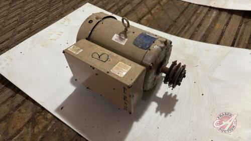 Baldor 7.5 hp 1ph electric motor (B)