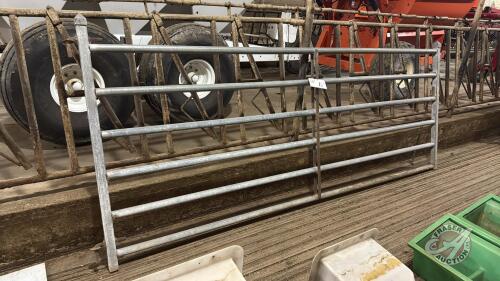 12&rsquo; galvanized gate (W)