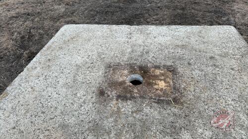 8&rsquo;x9&rsquo; water bowl concrete pad