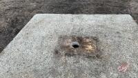 8&rsquo;x9&rsquo; water bowl concrete pad