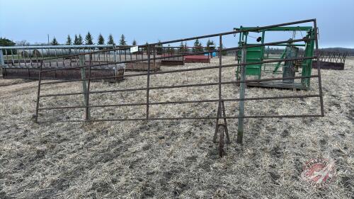 16&rsquo; 6 bar 1&rdquo; gate w/ metal wheel (A)