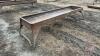 10&rsquo; metal feed trough (G)