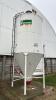Riemer 870 hopper bottom feed bin on legs (Unit C) s/n 0105RWM202