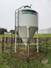 Riemer 470 hopper bottom feed bin on skid (Unit A) s/n 1811RW2010 - 2