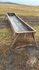 10&rsquo; metal feed trough (unit D)