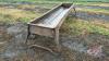 10&rsquo; metal feed trough (unit C) - 5