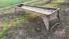 10&rsquo; metal feed trough (unit C) - 8