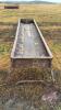10&rsquo; metal feed trough (unit B)