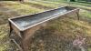 10&rsquo; metal feed trough (unit A) - 5
