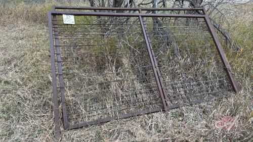 8&rsquo;x5&rsquo; gate (2&rdquo; square tube frame w/ mesh panel centers) Lot D