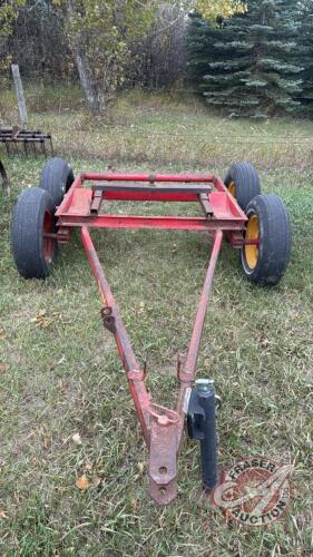 Tandem axel farm-built converter dolly (versatile sprayer conversion)