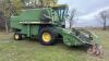 1975 John Deere 7700 Turbo Combine w/ JD Pick up header s/n 165385H - 4