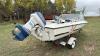 15&rsquo; Peterborough boat, s/n ZCB29360V76H boat, 1976 Calkins boat trailer, S/N: B15105, OWNER: Kennedy Keith G, SELLER: FRASER AUCTION______________________________________*TOD* - 5