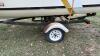 15&rsquo; Peterborough boat, s/n ZCB29360V76H boat, 1976 Calkins boat trailer, S/N: B15105, OWNER: Kennedy Keith G, SELLER: FRASER AUCTION______________________________________*TOD* - 10