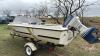 15&rsquo; Peterborough boat, s/n ZCB29360V76H boat, 1976 Calkins boat trailer, S/N: B15105, OWNER: Kennedy Keith G, SELLER: FRASER AUCTION______________________________________*TOD* - 11